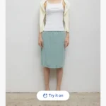 Thumbnail for Leset Pointelle Skirt XS