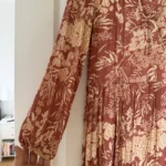 Thumbnail for Robe Yaya Woman longue taille 34 vieux rose motif fleuris
