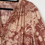 Thumbnail for Robe Yaya Woman longue taille 34 vieux rose motif fleuris