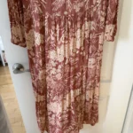 Thumbnail for Robe Yaya Woman longue taille 34 vieux rose motif fleuris