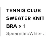 Thumbnail for Alo Yoga Tennis Club Knit Bra XS