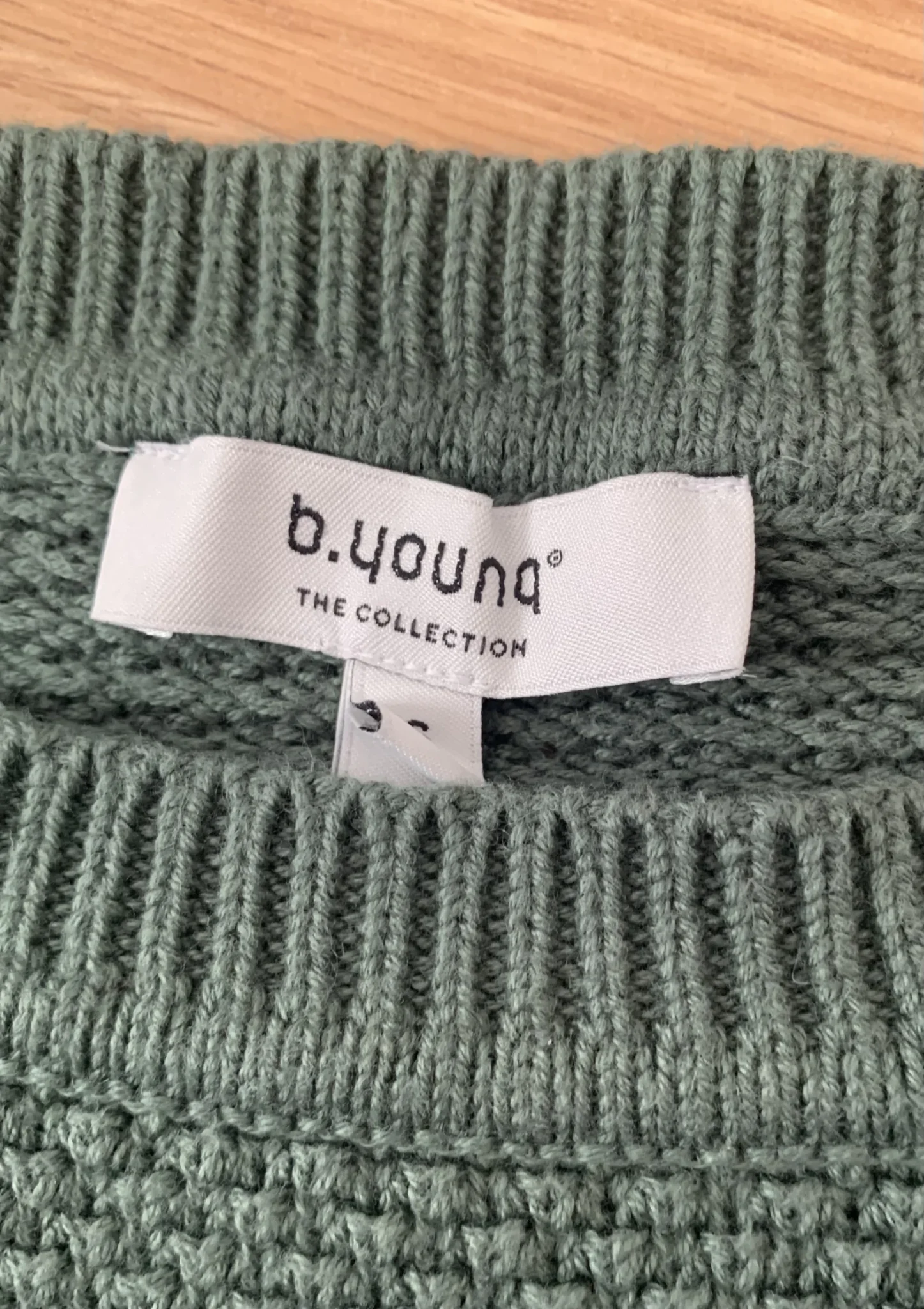 Image for B.young green knitted jumper