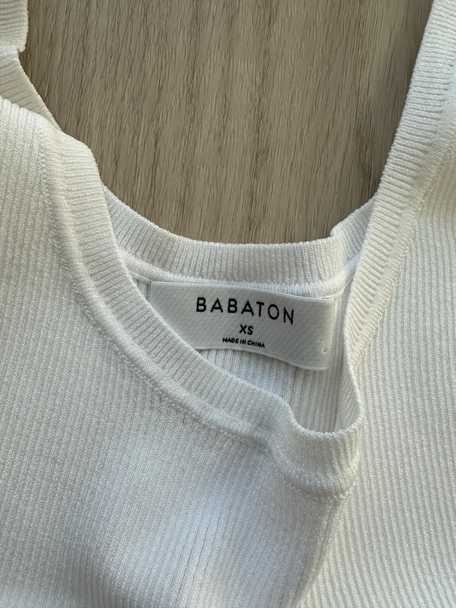 Image for Babaton Gallatin Tank White XS