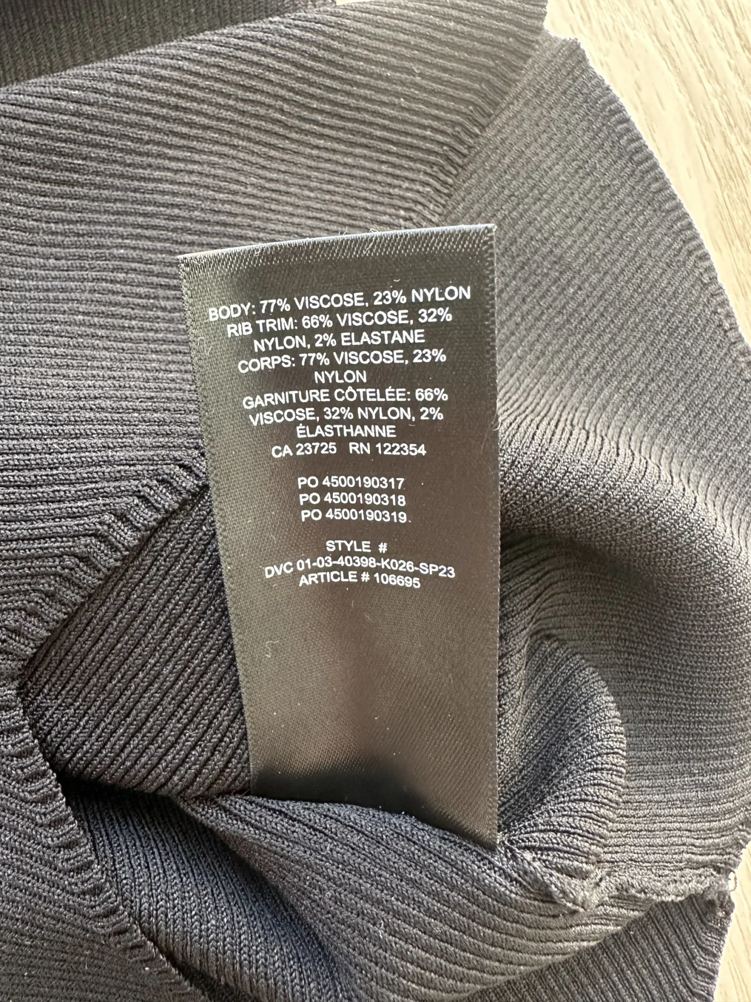Image for Babaton Gallatin Tank Black XS