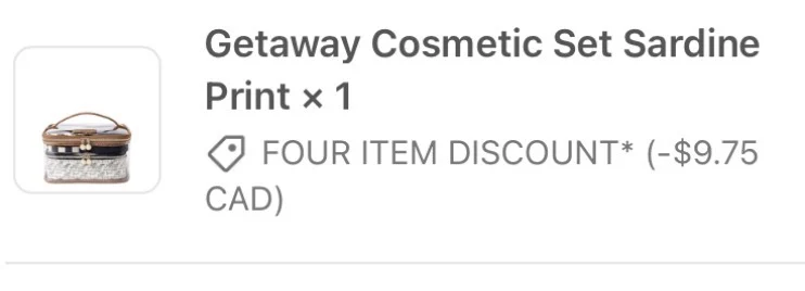 Image for Poppy & Peonies Getaway Cosmetic Set