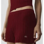 Thumbnail for Alo Sweater Sunlit High-Waist Short XS
