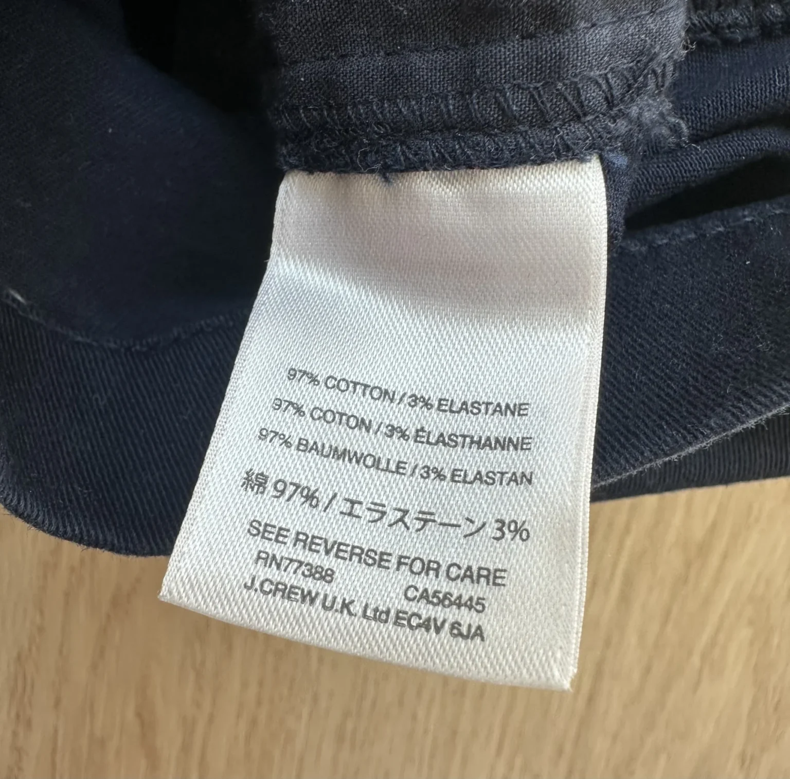 Image for J.Crew Navy Chino Shorts 4