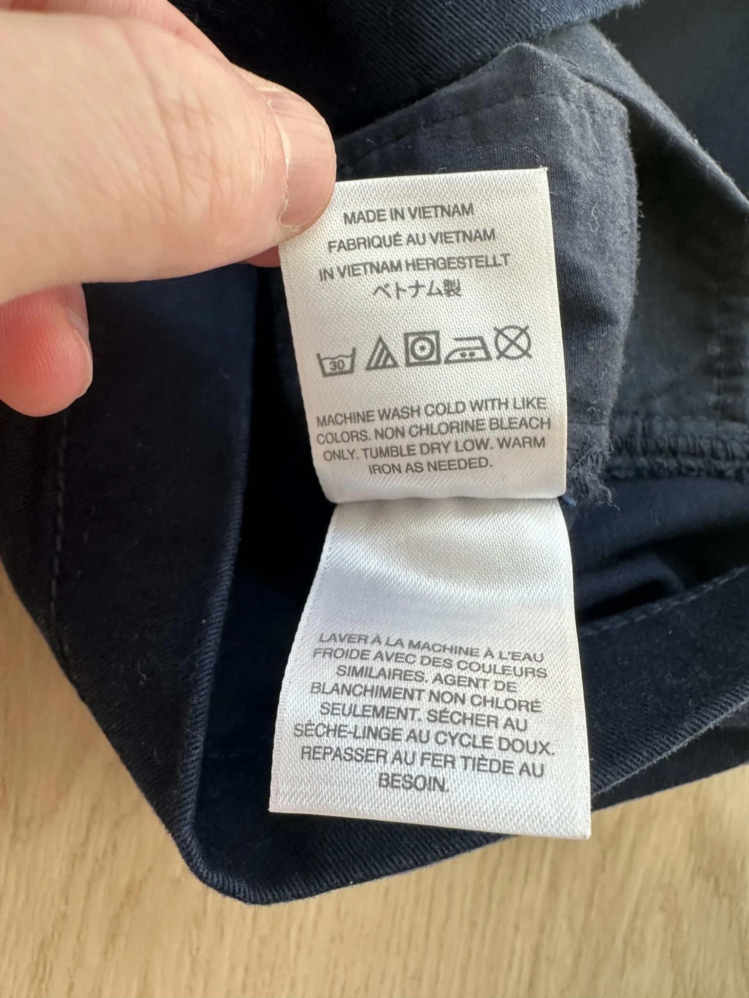 Image for J.Crew Navy Chino Shorts 4