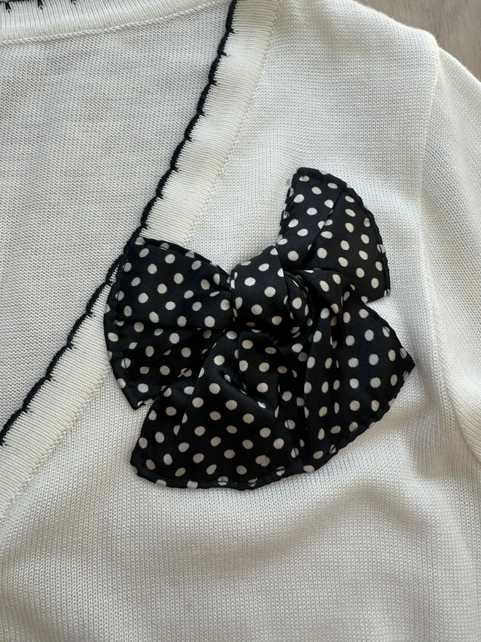 Image for Black & White Cardigan XS