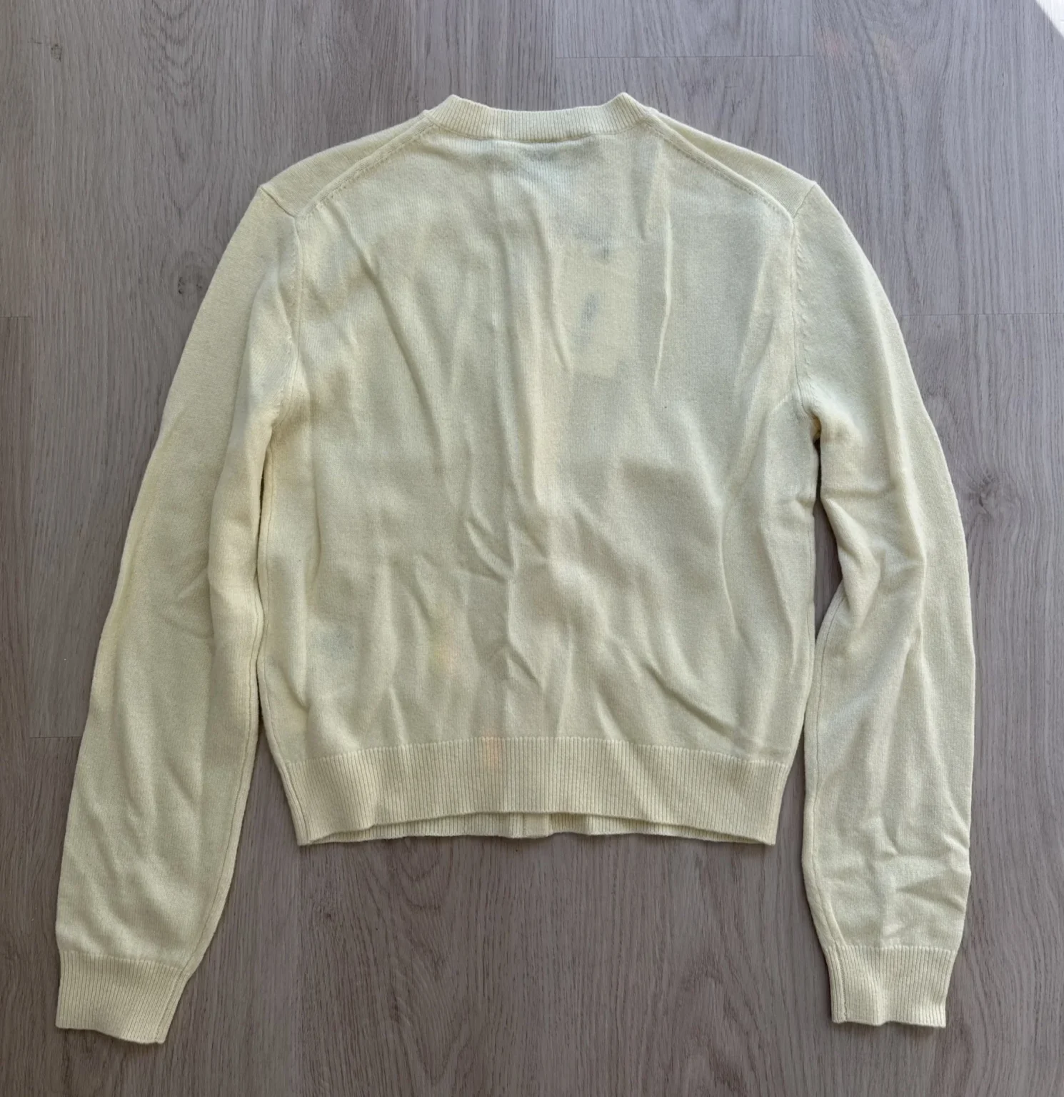 Image for Aritzia Cashmere Crew Cardigan 2XS