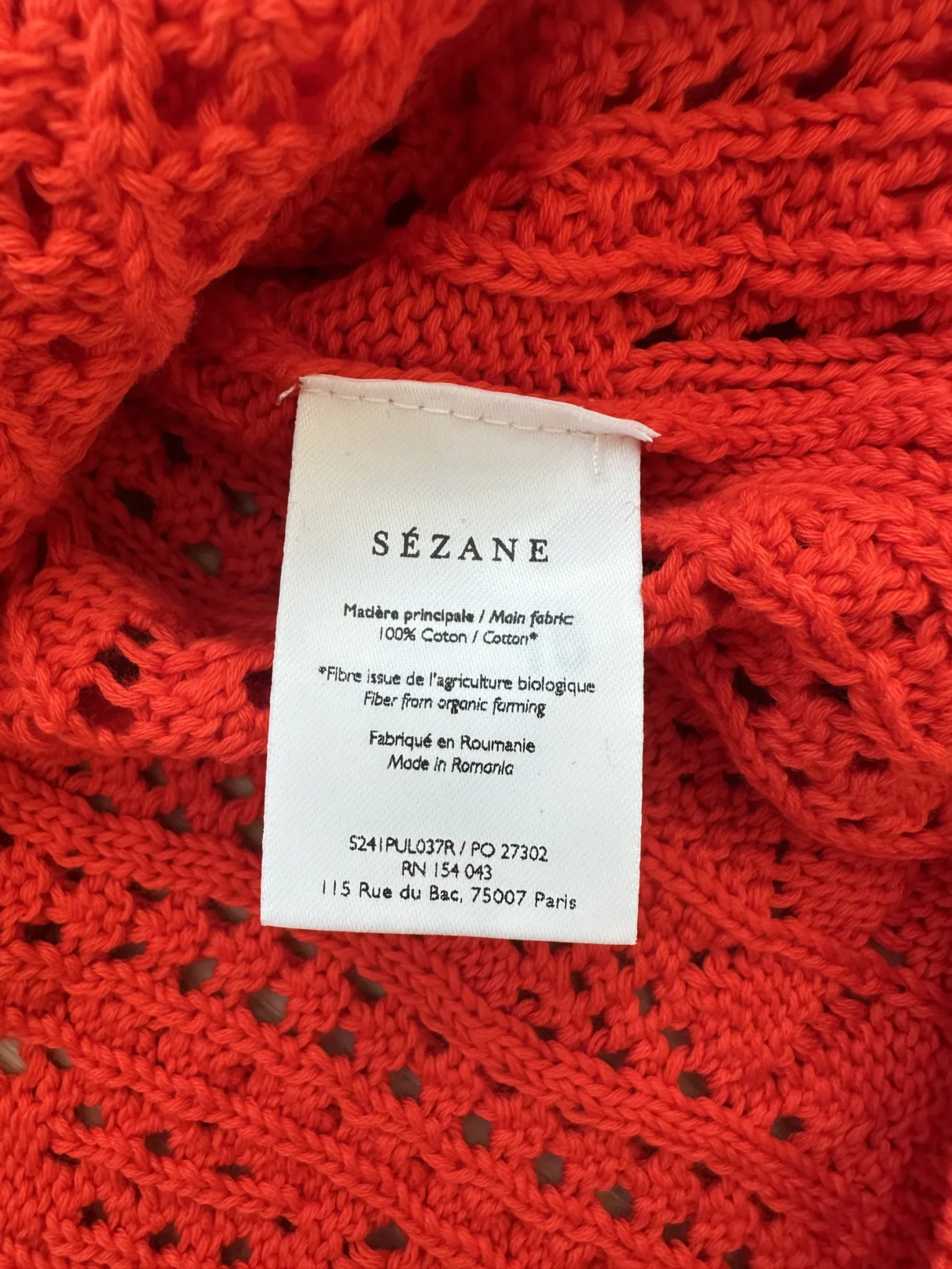 Image for Sézane Zachary Jumper XXS