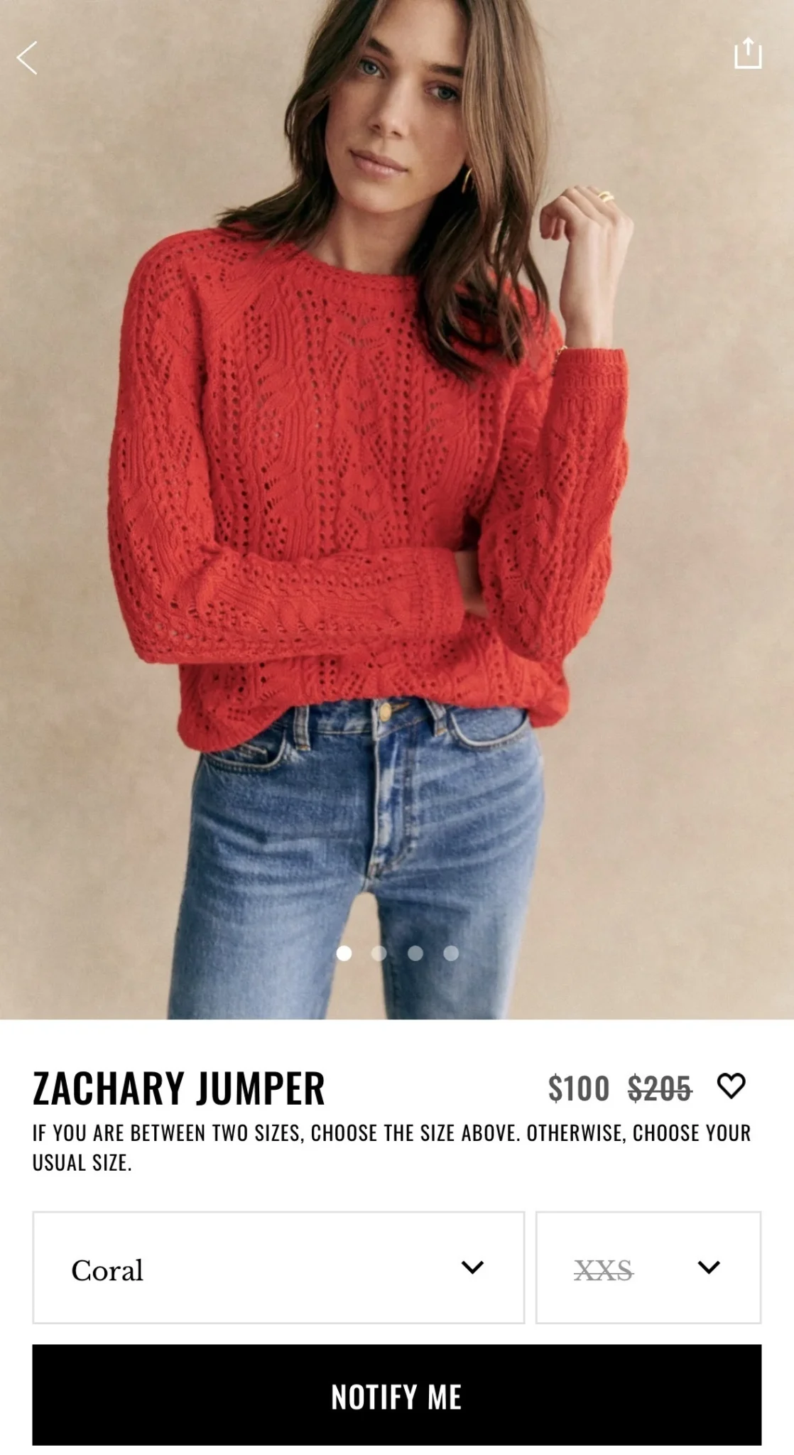 Image for Sézane Zachary Jumper XXS