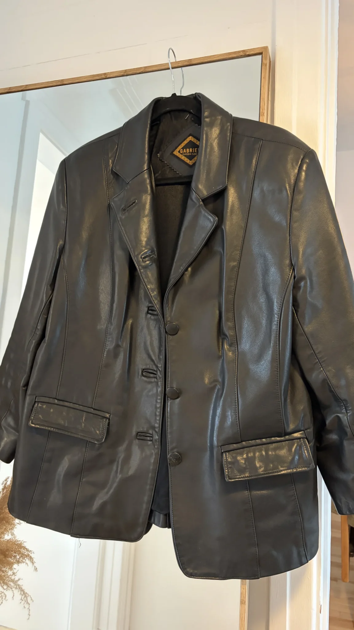 Image for Veston de cuir vintage