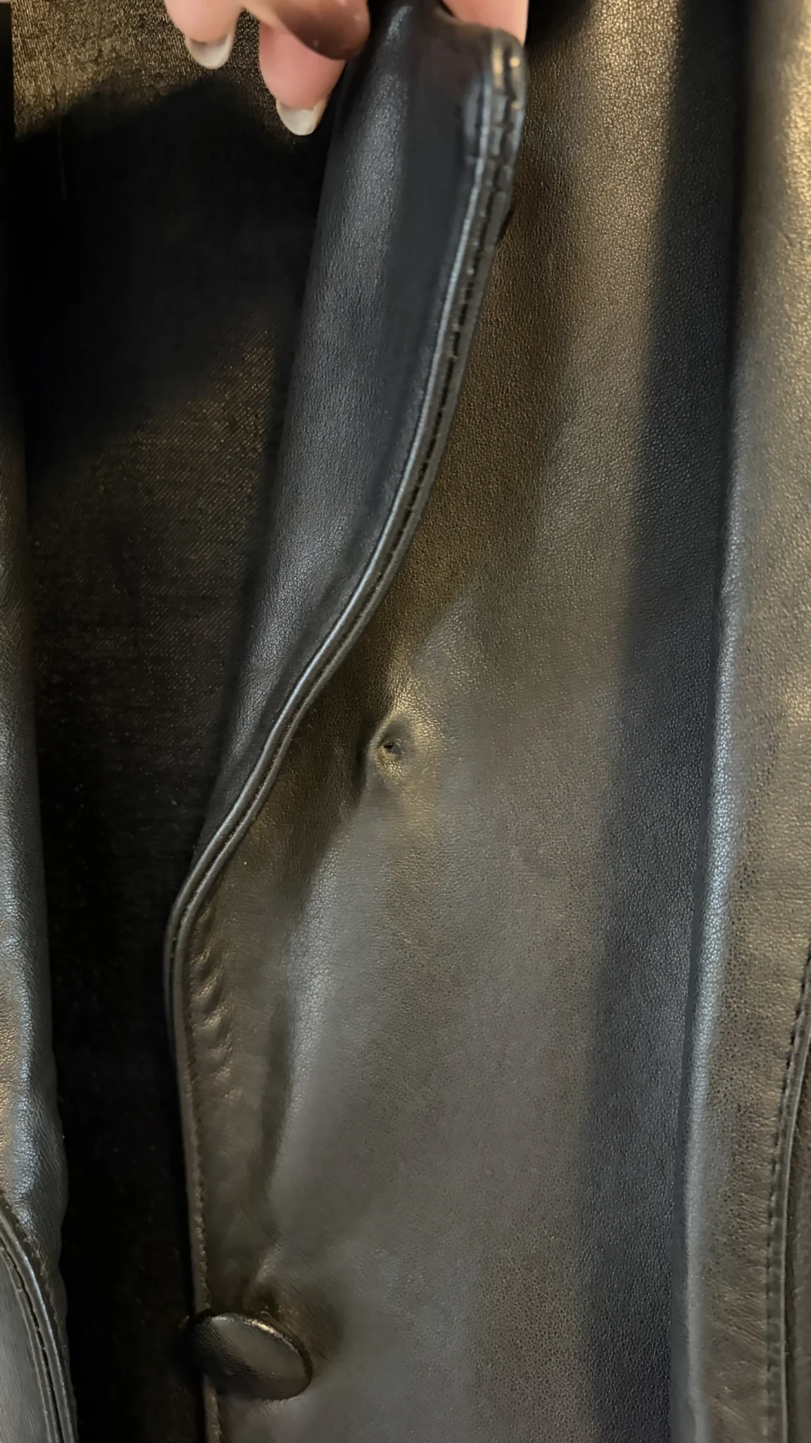 Image for Veston de cuir vintage