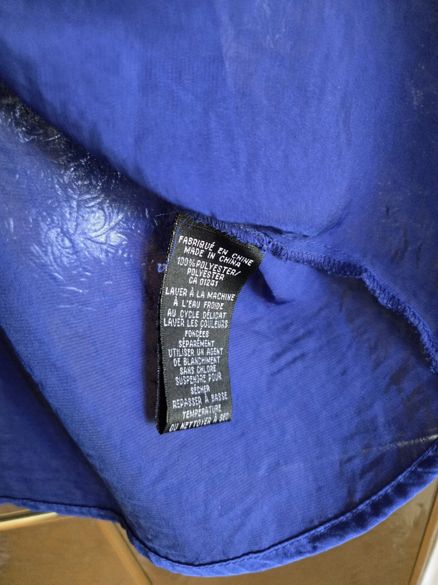 Image for Royal blue blouse