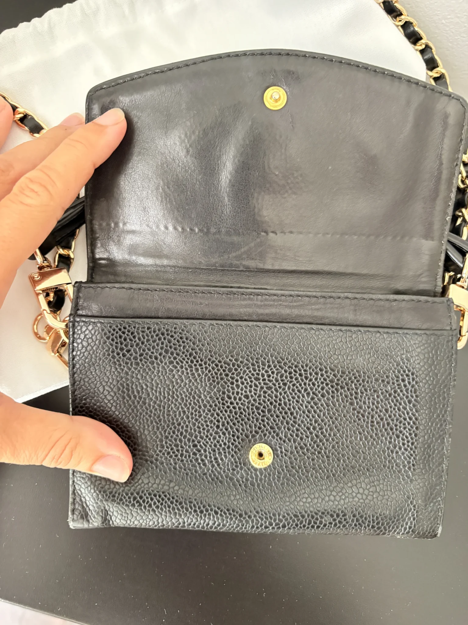 Image for Wallet on chain Chanel authentic