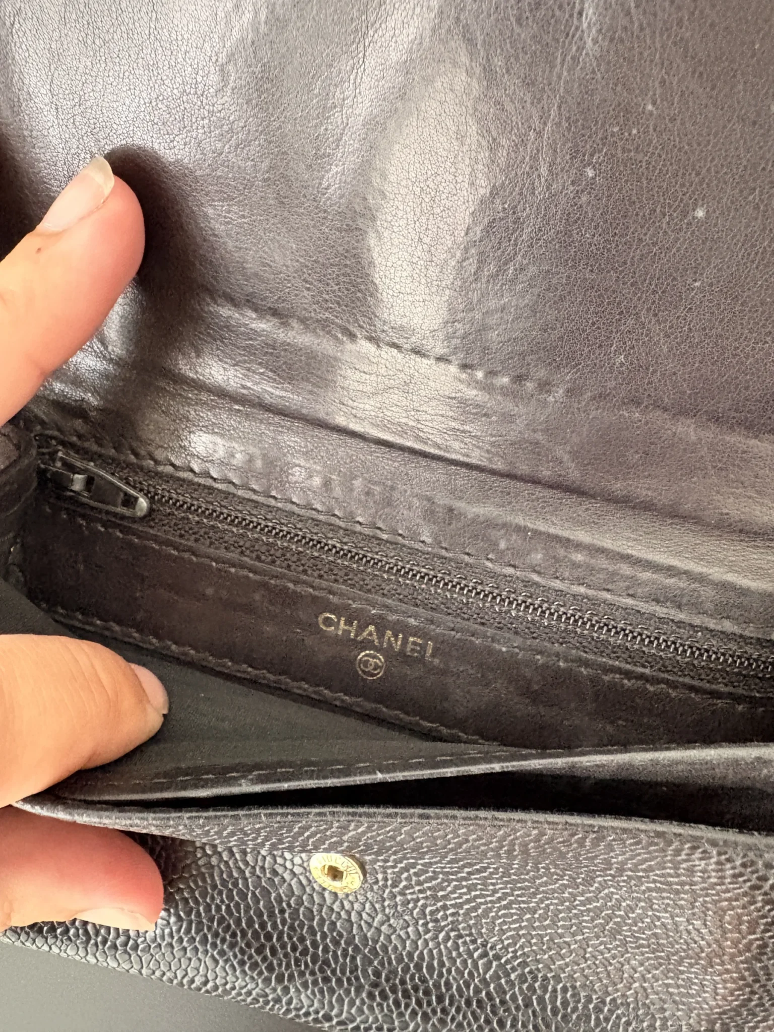 Image for Wallet on chain Chanel authentic