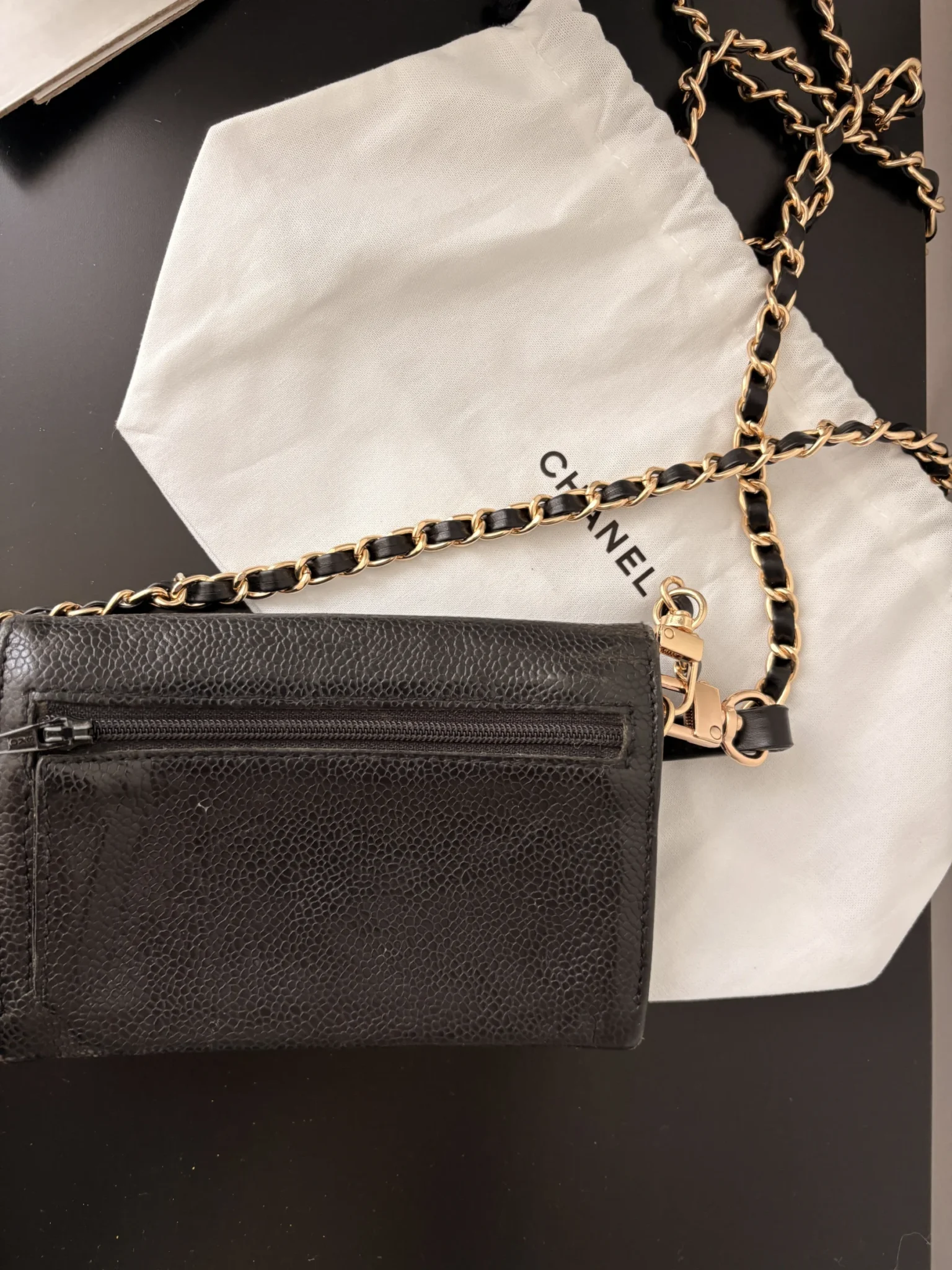 Image for Wallet on chain Chanel authentic