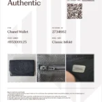 Thumbnail for Wallet on chain Chanel authentic
