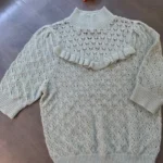 Thumbnail for Lace-knit jumper