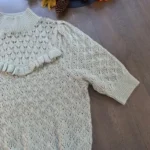 Thumbnail for Lace-knit jumper
