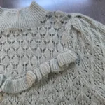 Thumbnail for Lace-knit jumper