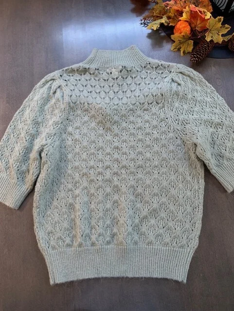 Image for Lace-knit jumper