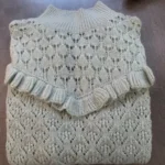 Thumbnail for Lace-knit jumper