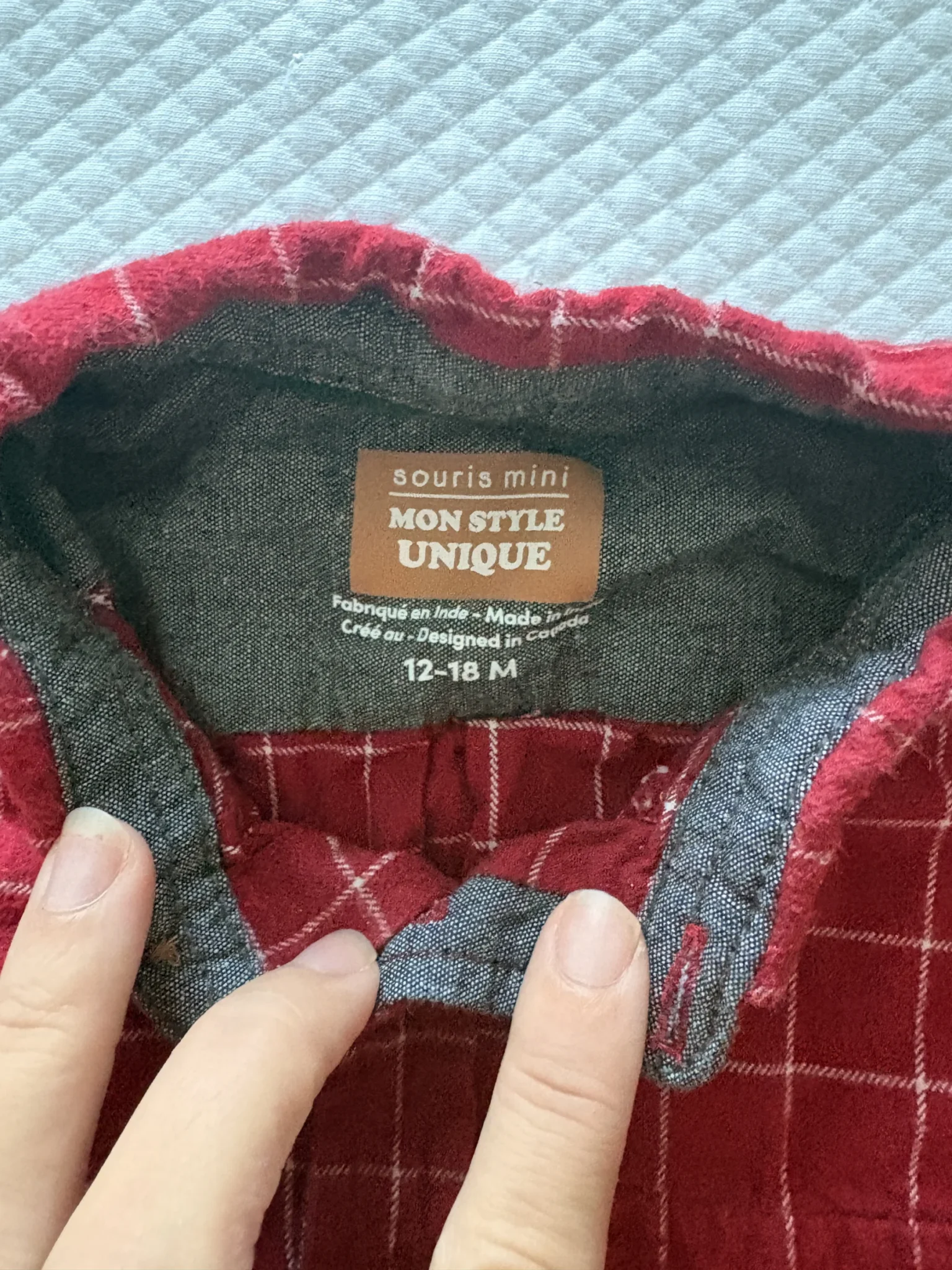 Image for Chemise Souris mini 12-18 mois