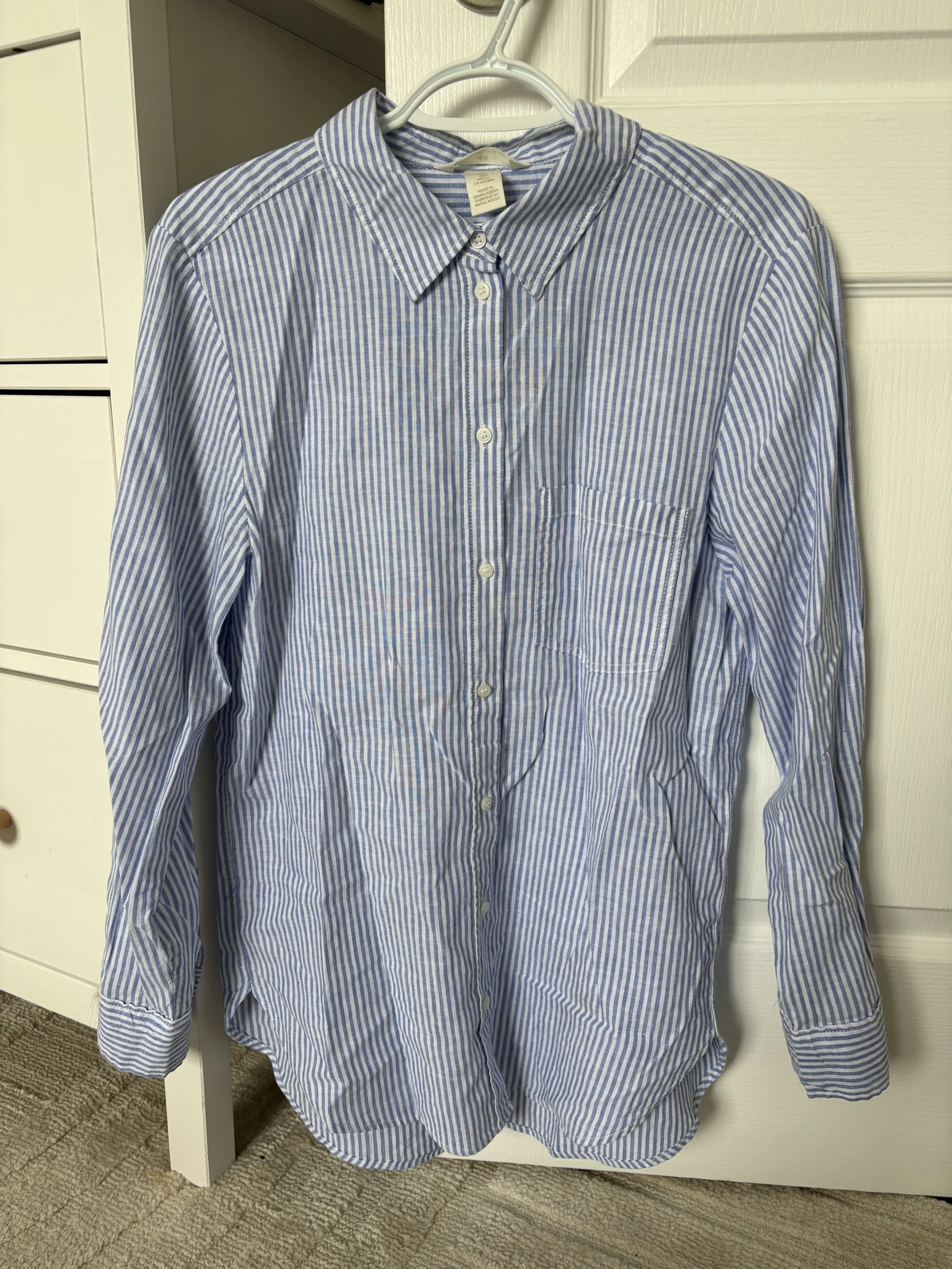 Chemise lignée HM seconde main
