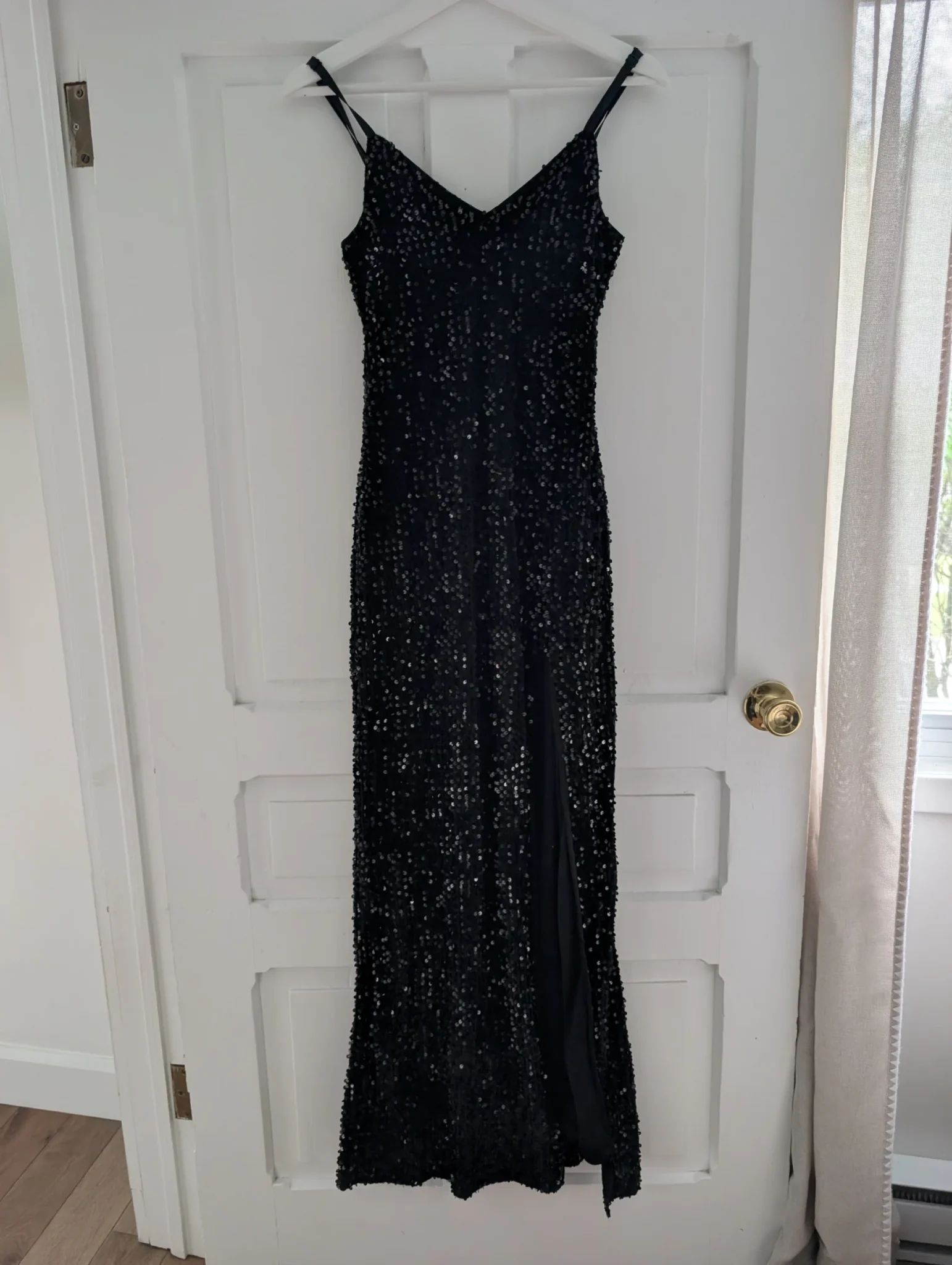 Featured image for Sequinned evening dress