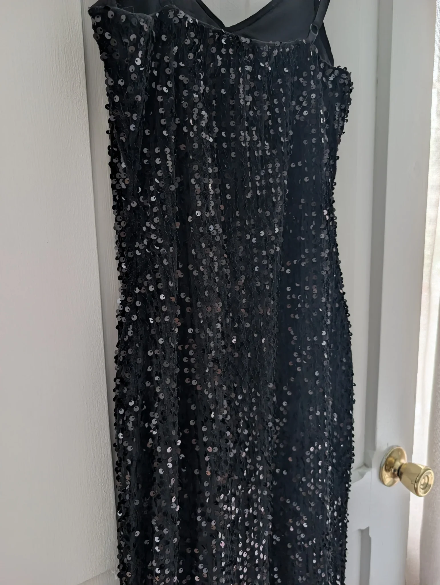 Image for Sequinned evening dress
