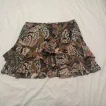 Featured thumbnail for Jupe 100% Cotton à volant motif floral