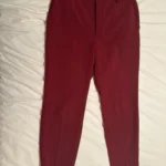 Featured thumbnail for Pantalon bordeaux taille élastique au dos