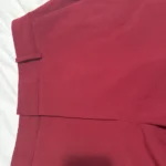 Thumbnail for Pantalon bordeaux taille élastique au dos
