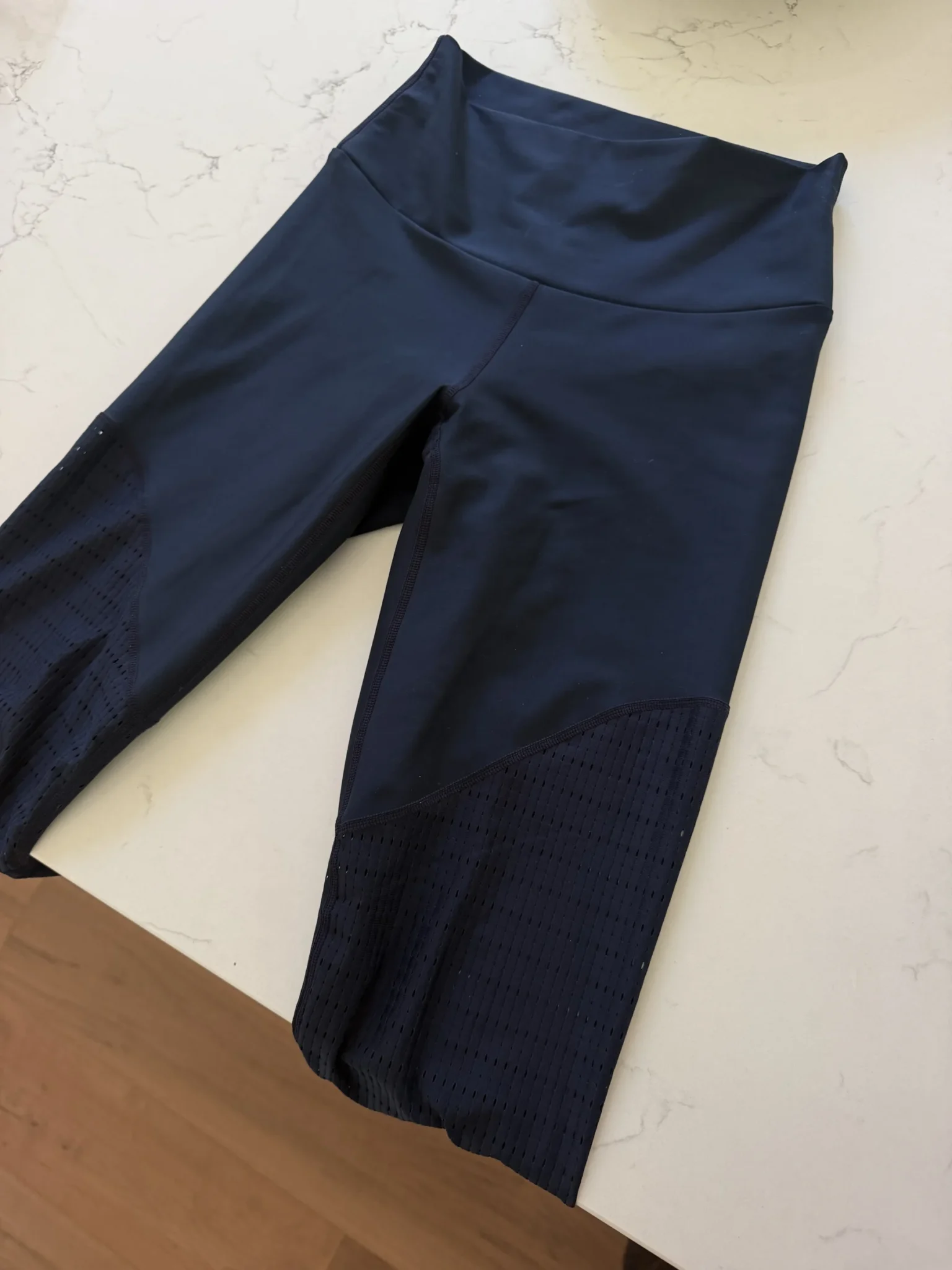 Image for Legging Oraki Taille Haute Ecomove Eyelet - Bleu marin