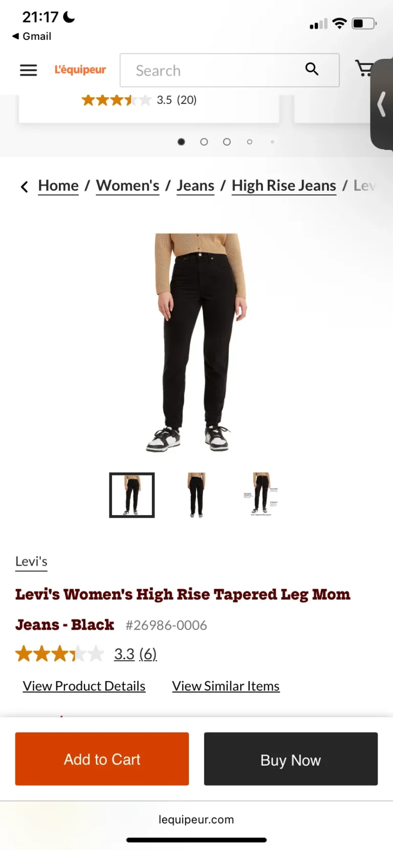 Image for Mom jeans Levi’s