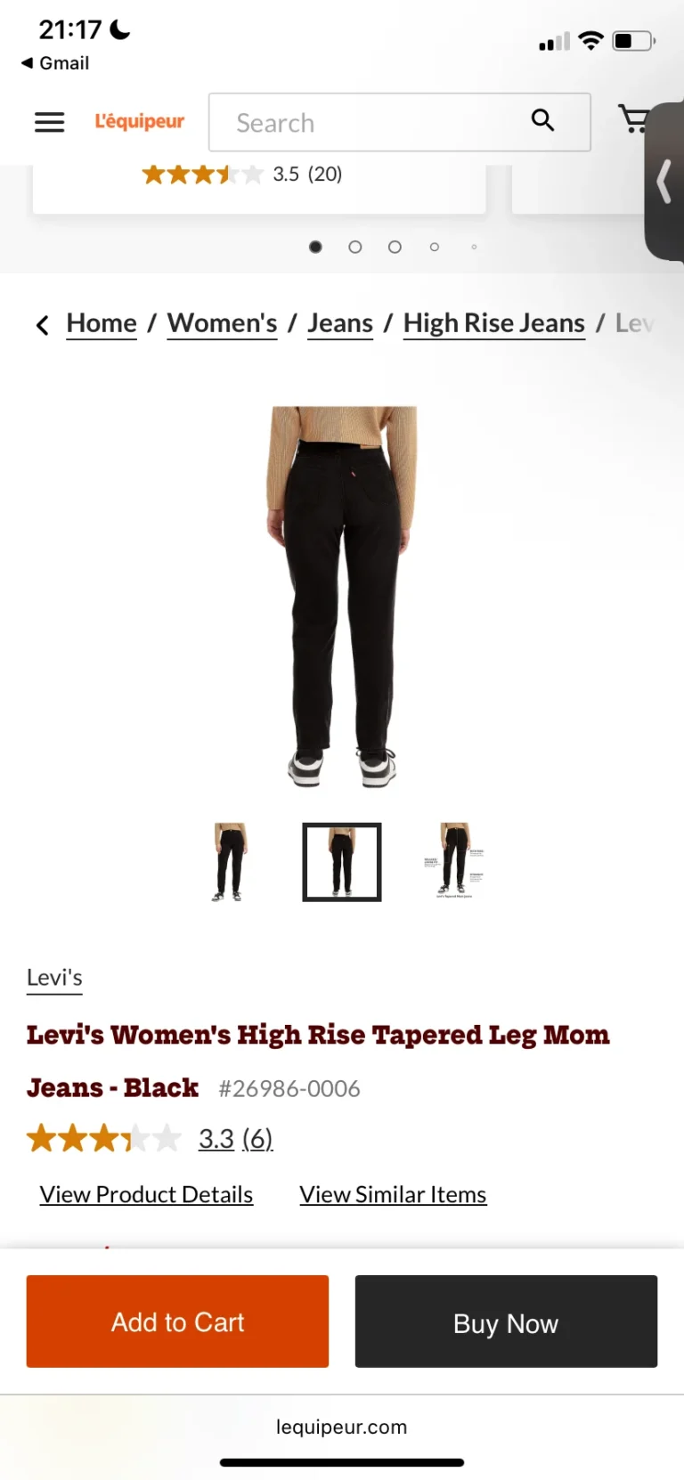 Image for Mom jeans Levi’s