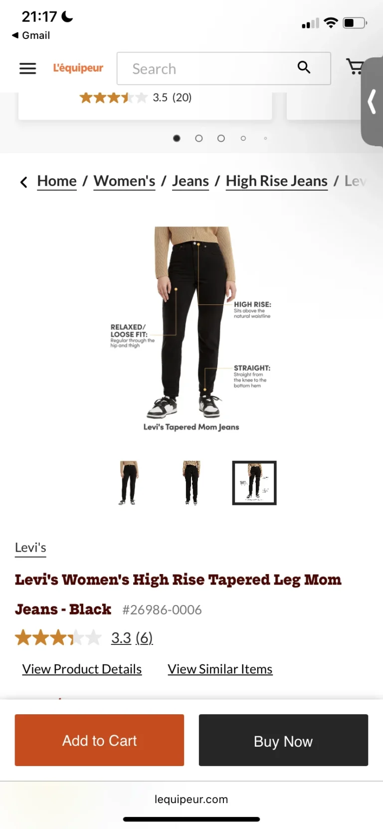 Image for Mom jeans Levi’s
