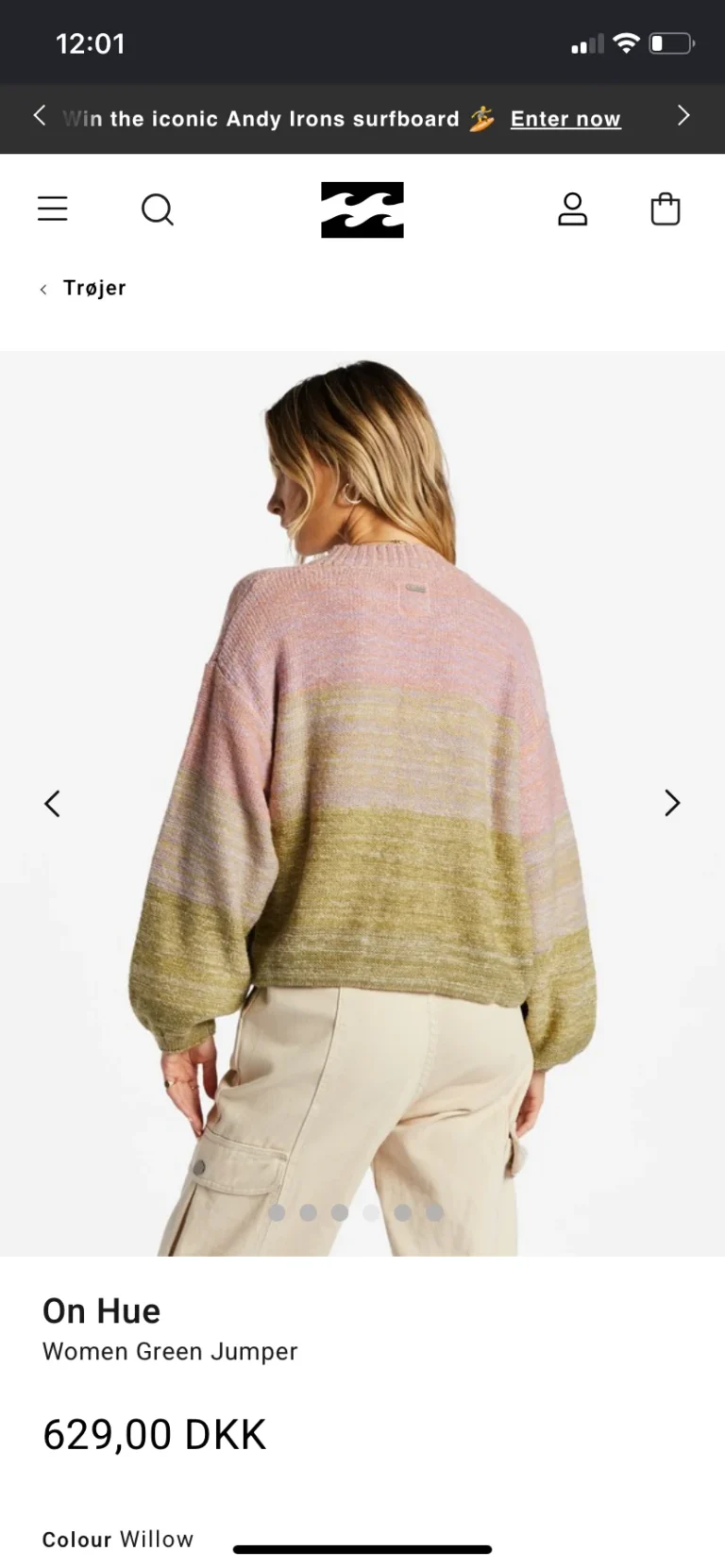 Image for Tricot dégradé Billabong