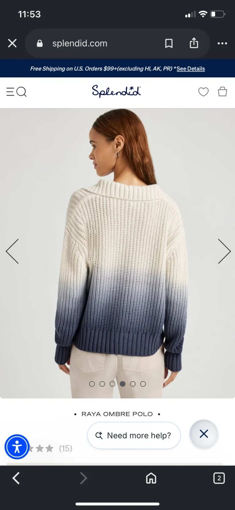Image for Tricot dégradé Splendid