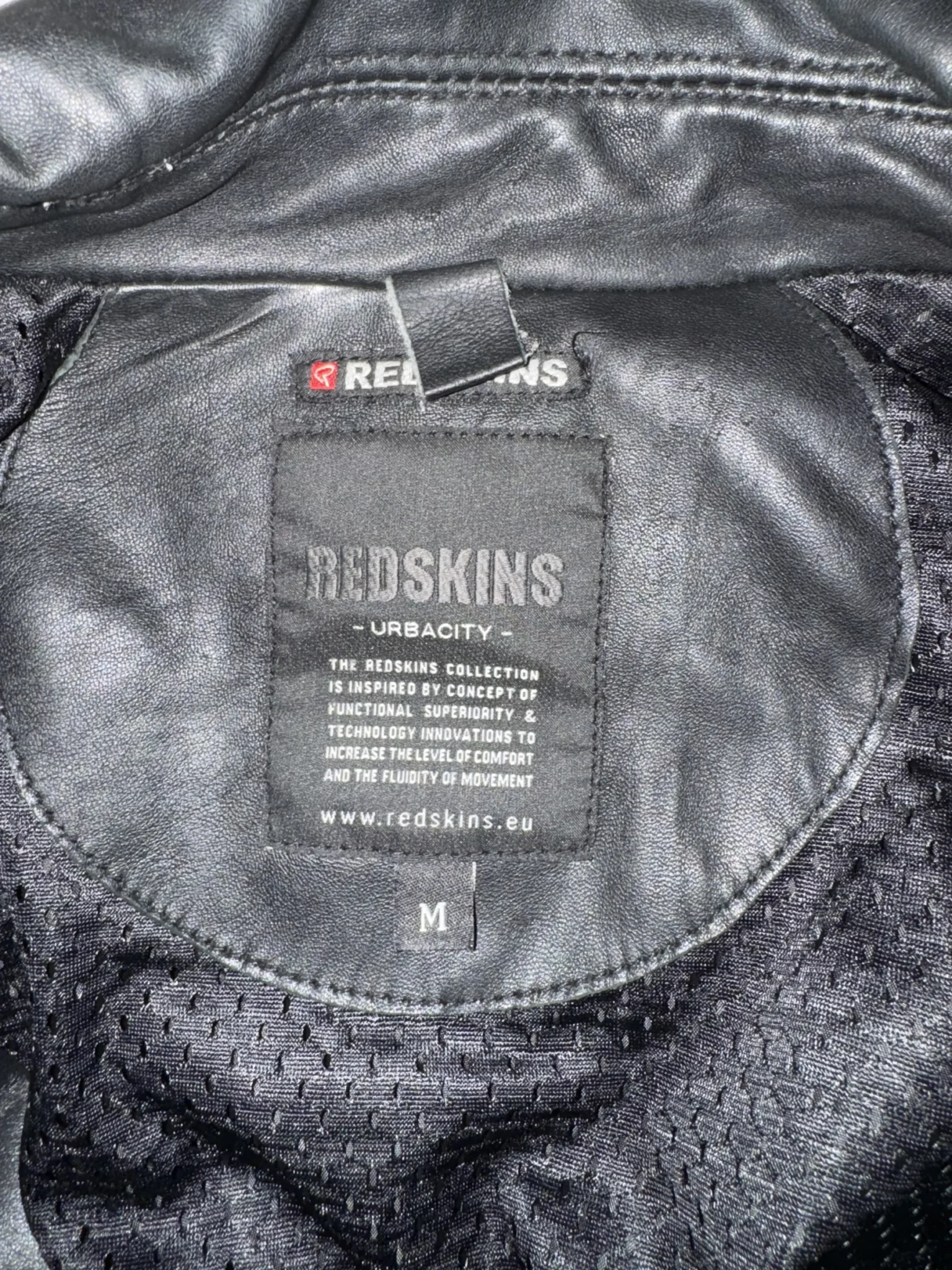 Image for Superbe blouson motard en cuir véritable de la marque Redskins (collection Urbacity)