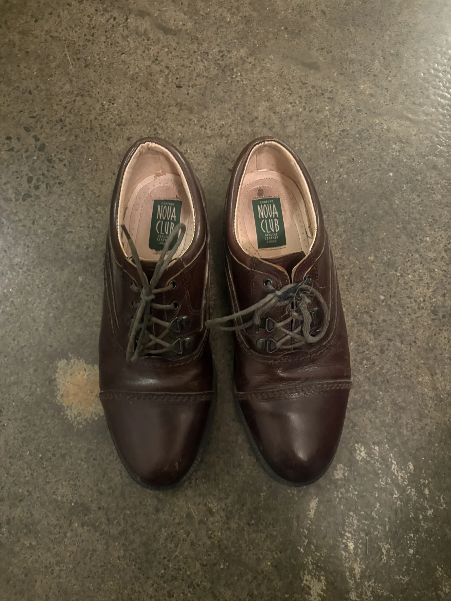 Featured image for Oxford vintage marron unisexe