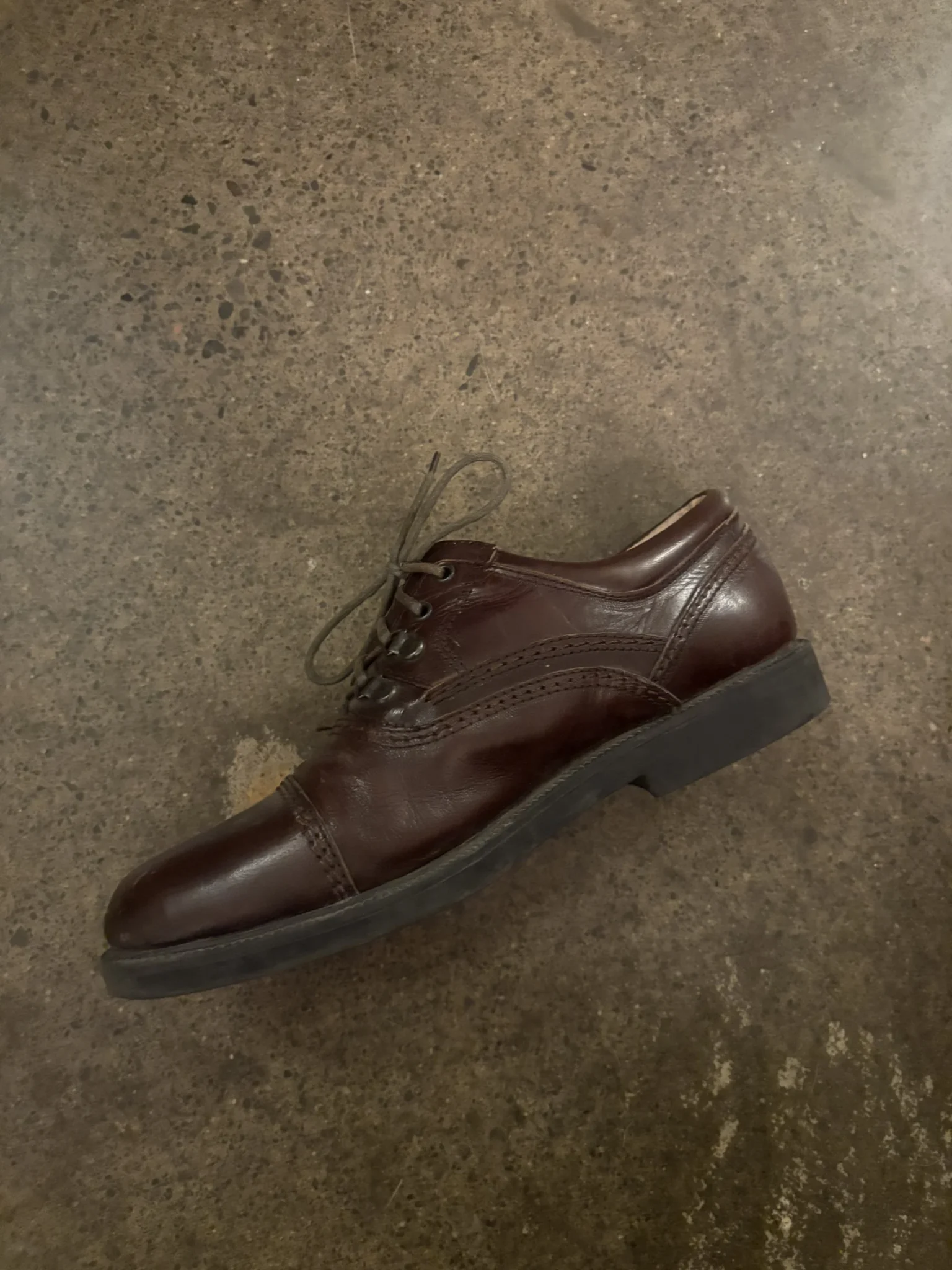 Image for Oxford vintage marron unisexe