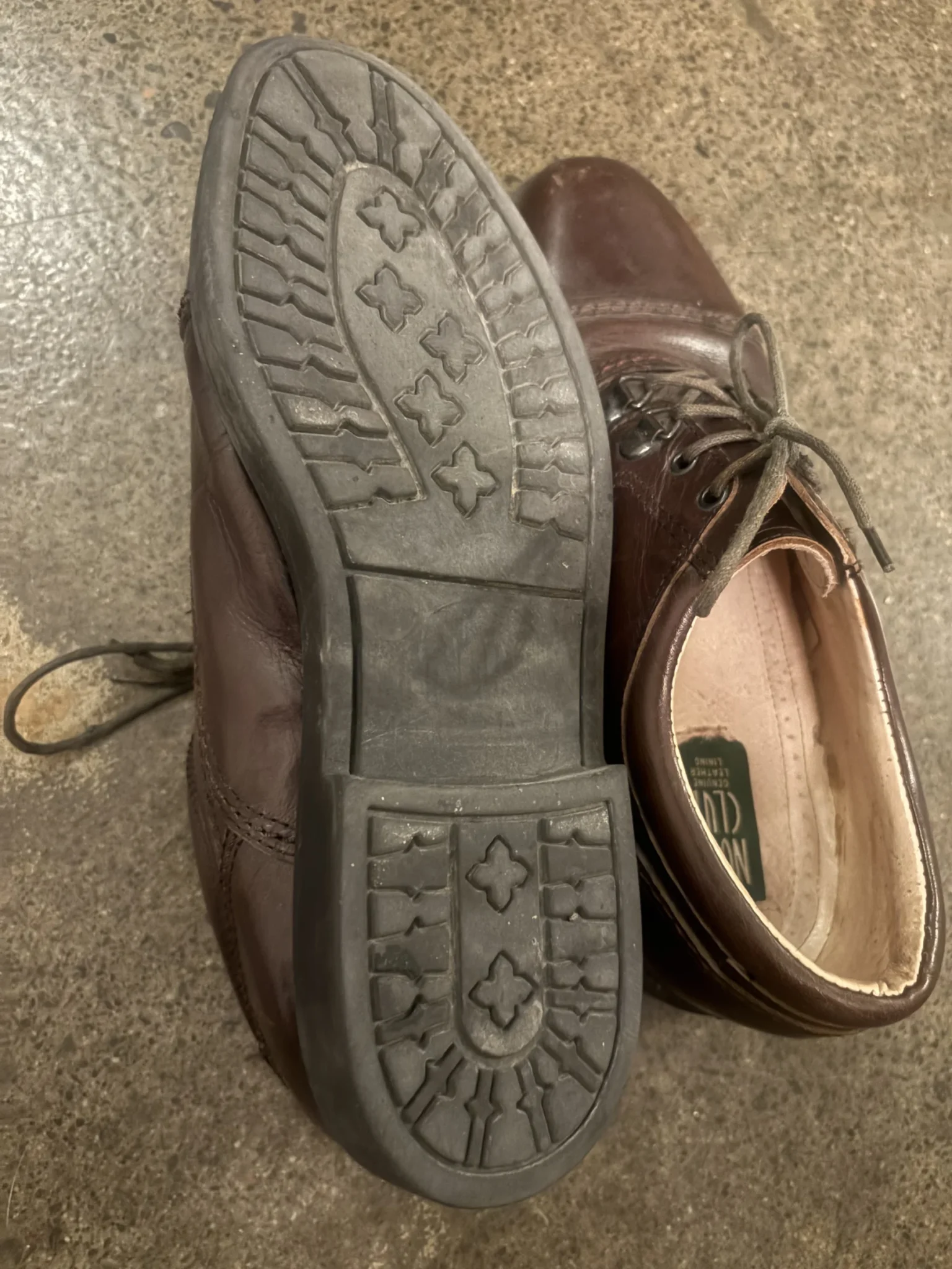 Image for Oxford vintage marron unisexe