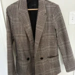 Featured thumbnail for Blazer structuré à motifs pied-de-poule | Dynamite
