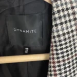 Thumbnail for Blazer structuré à motifs pied-de-poule | Dynamite