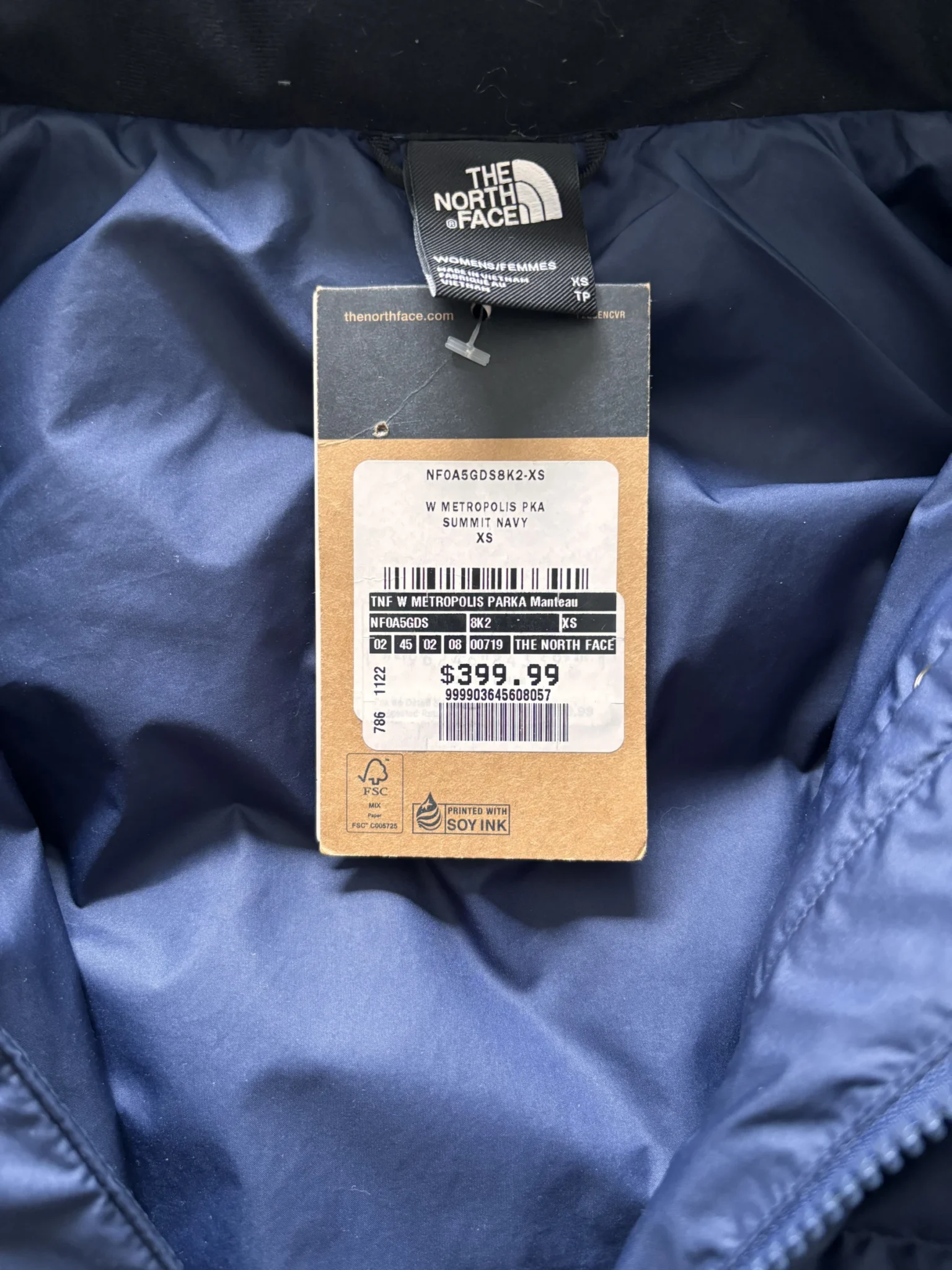 Image for Manteau Northface neuf