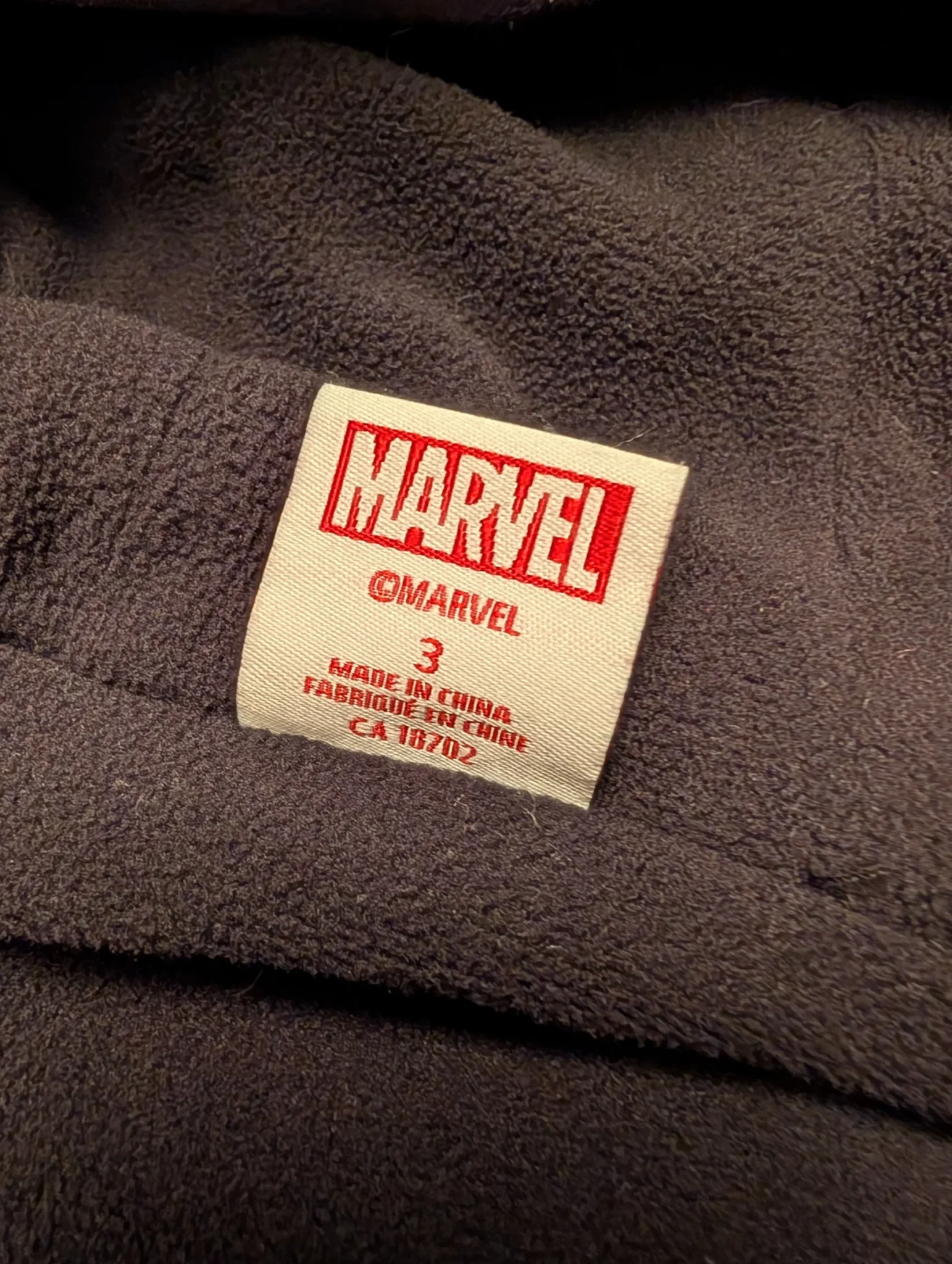 Image for Manteau spider Man 3 ans