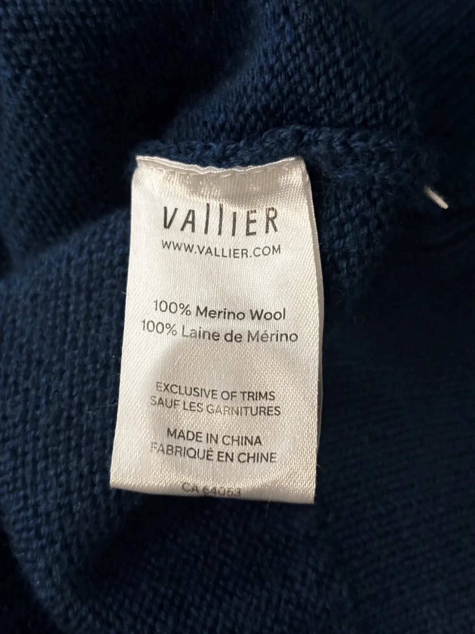 Image for ♥️Cardigan mérinos VALLIER